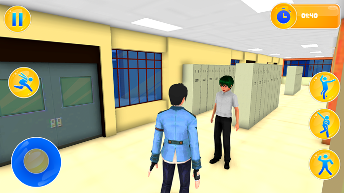 High School Love Simulation Game Screenshot