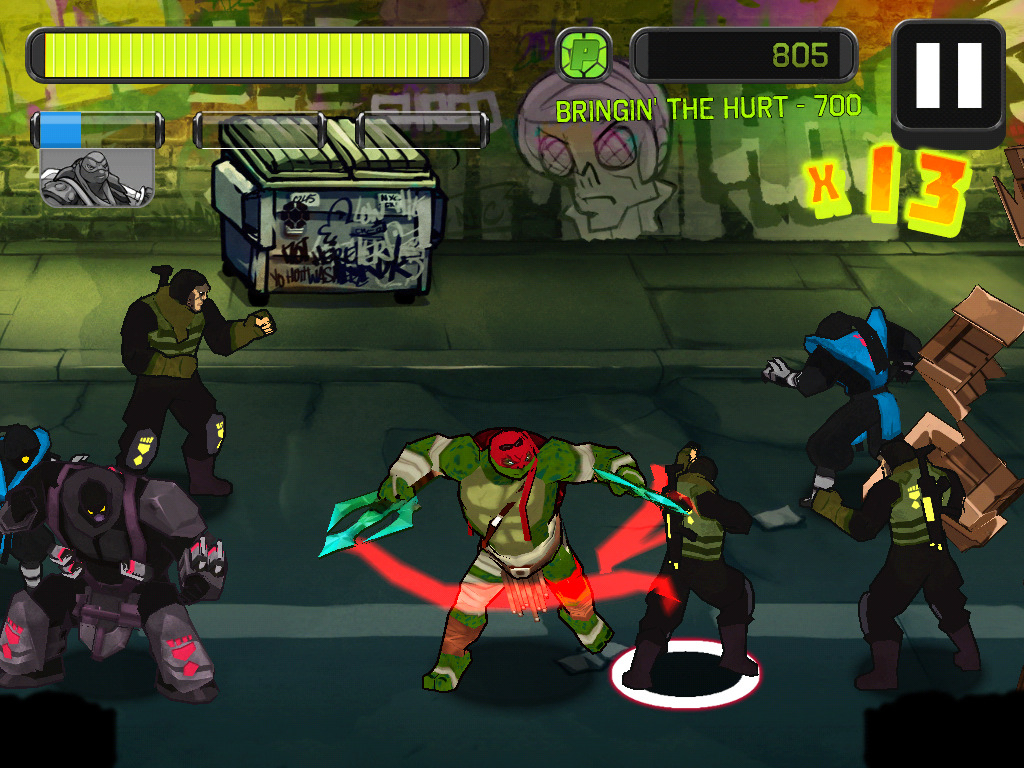 TMNT: Brothers Unite Game Screenshot