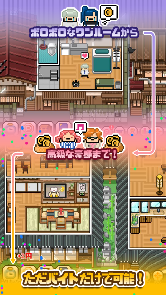 ヨロシク！一人暮らし ภาพหน้าจอเกม