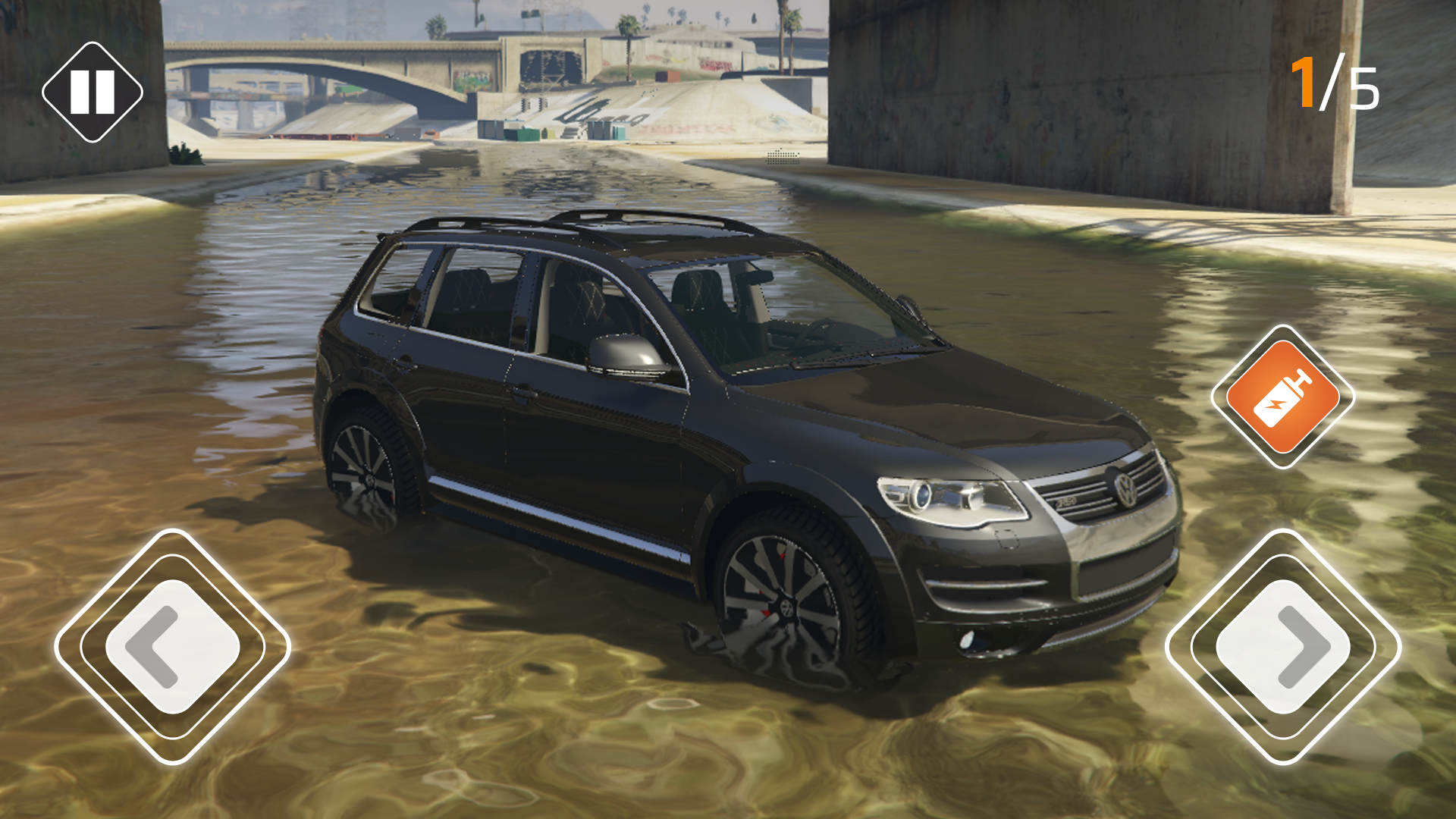 VW Touareg SUV Car Simulator Game Screenshot