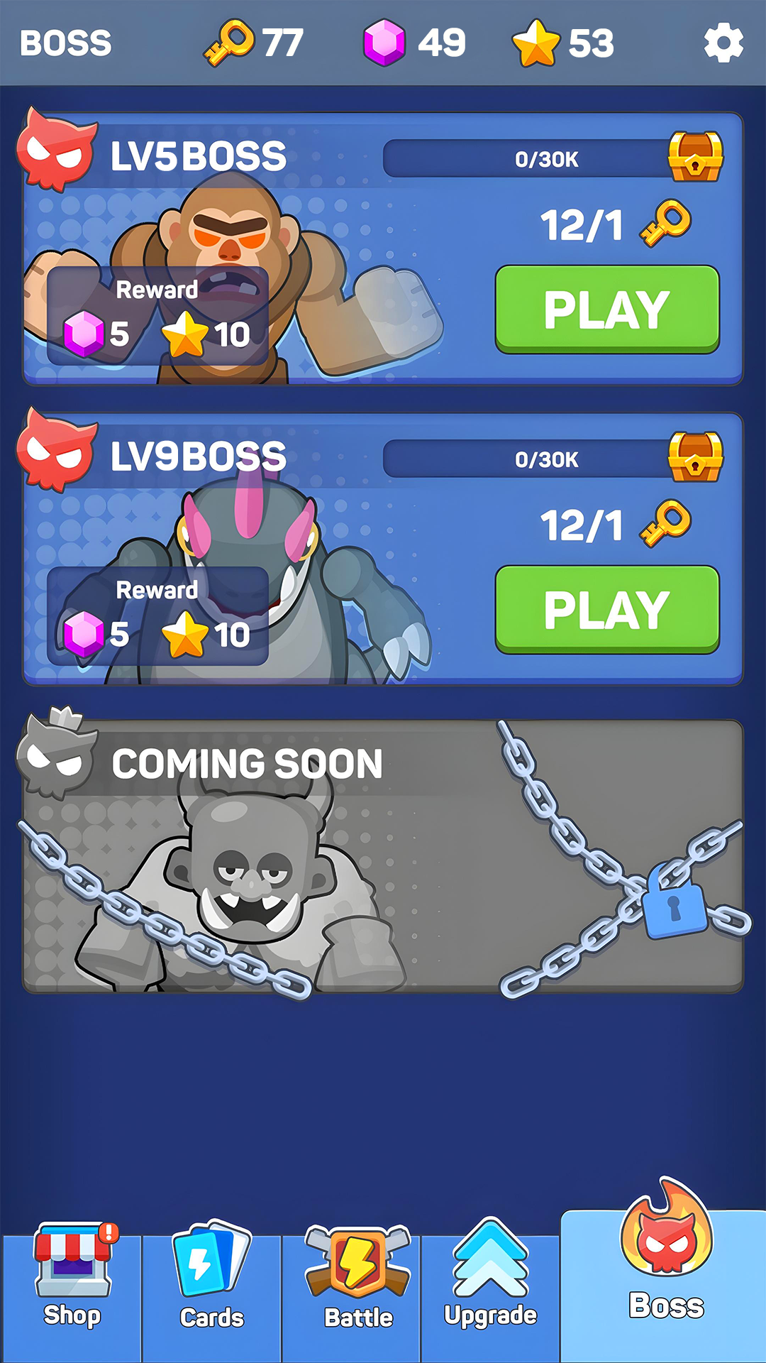 Скриншот игры Idle Warriors