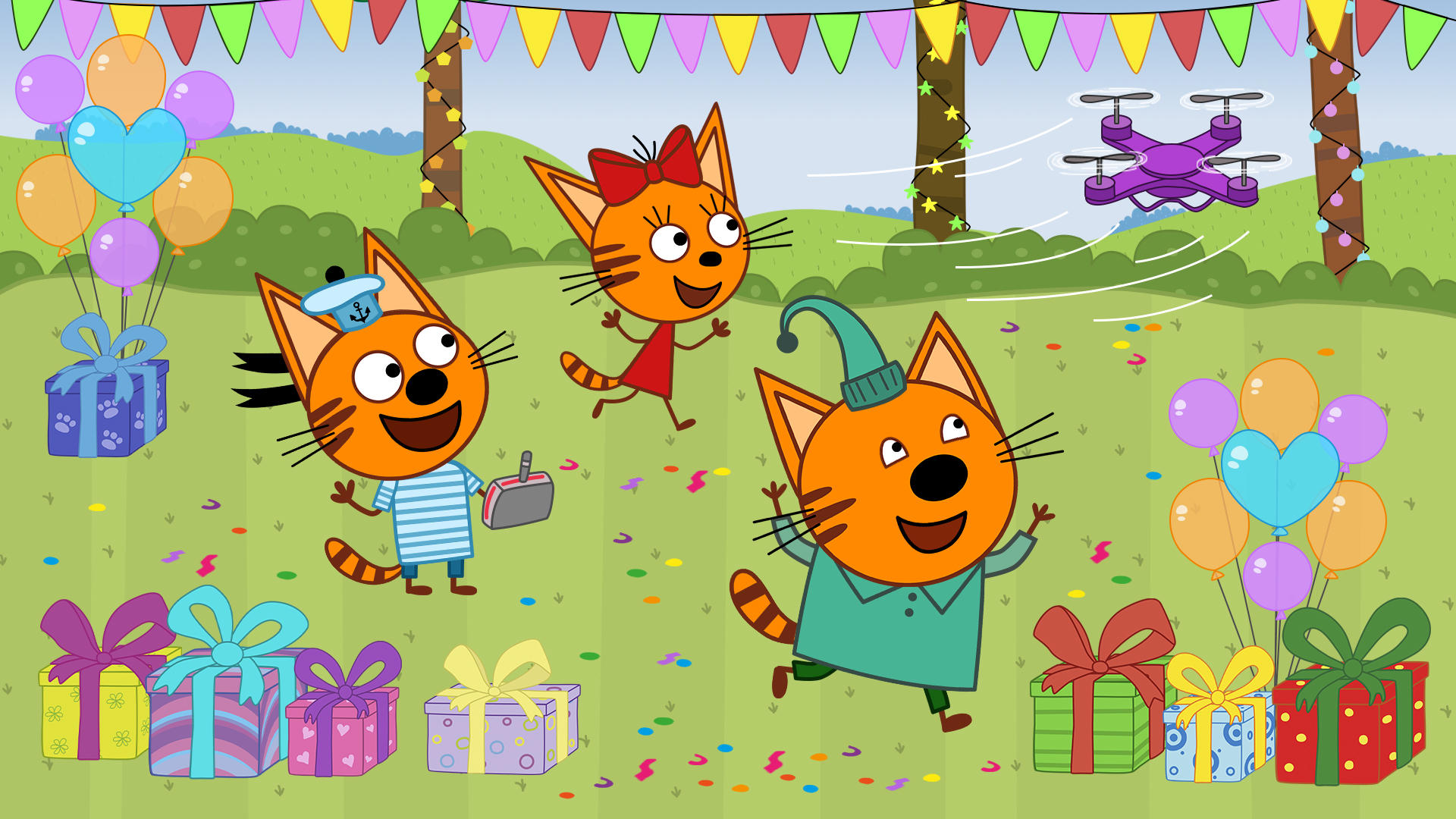 Kid-E-Cats: Kids birthday Game Screenshot