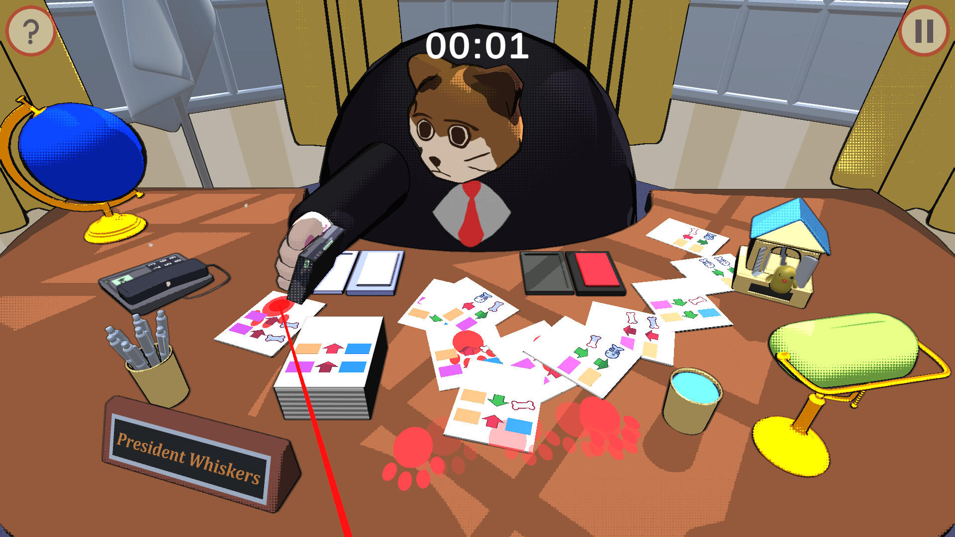 Whisker President screenshot game