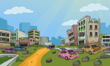 Car Escape From Dilapidated Ar Game Screenshot