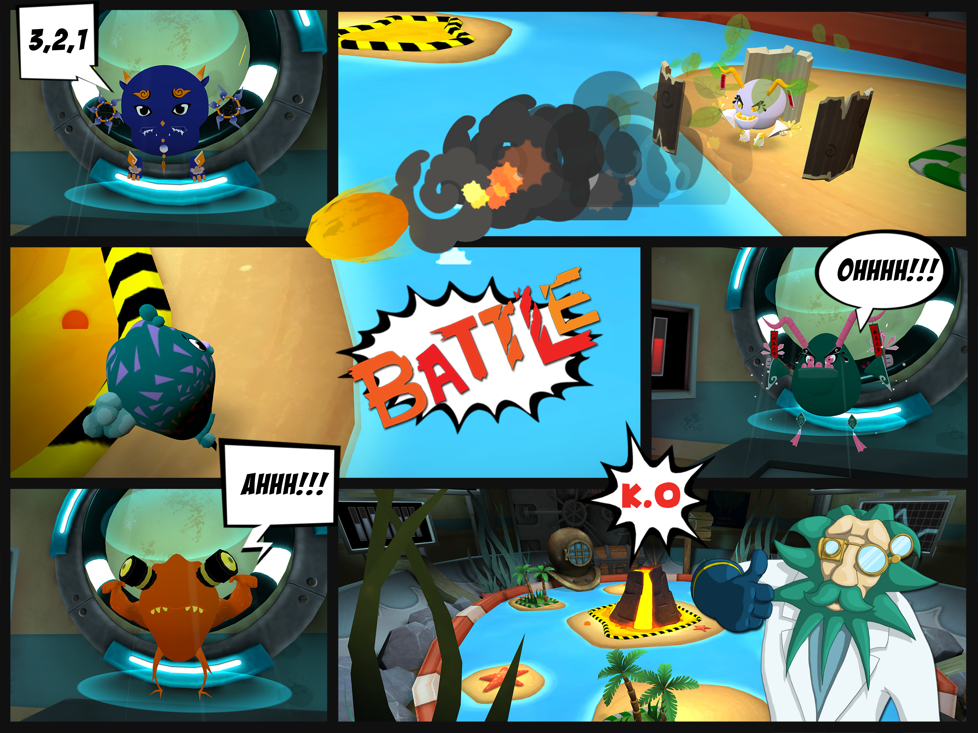 怪兽作战实验室 Game Screenshot