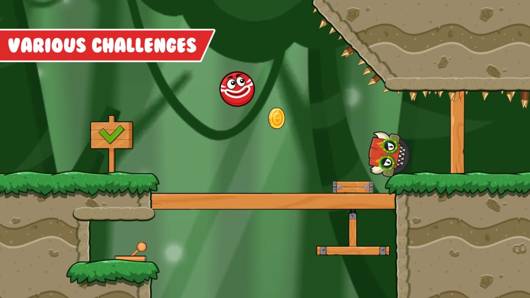 Red Bounce Ball 4: Love Ball 4 Volume 5 screenshot game