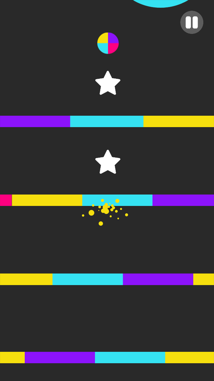 Скриншот игры Color Switch