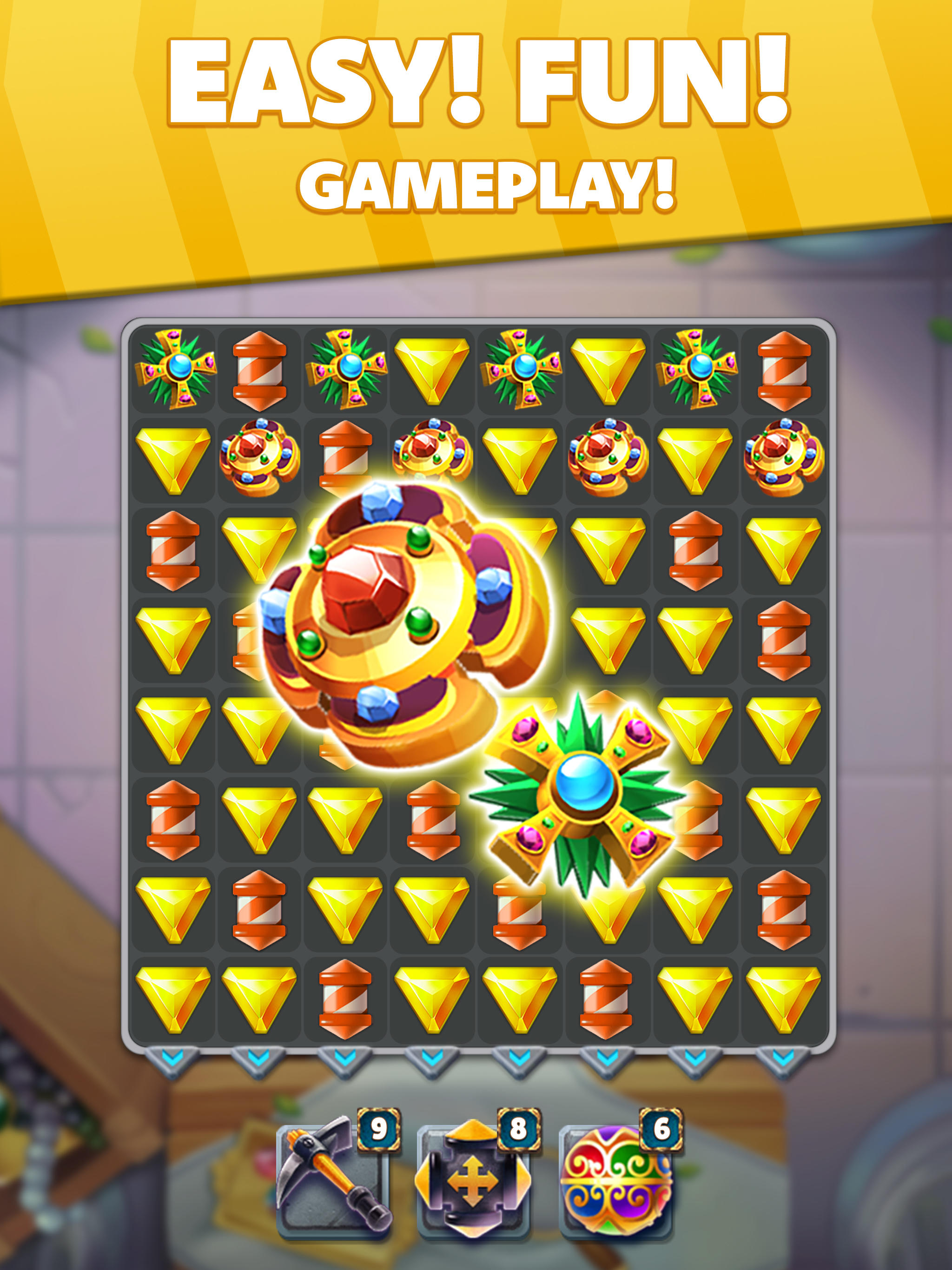 Jewel Hunter Lost Temple Game Screenshot