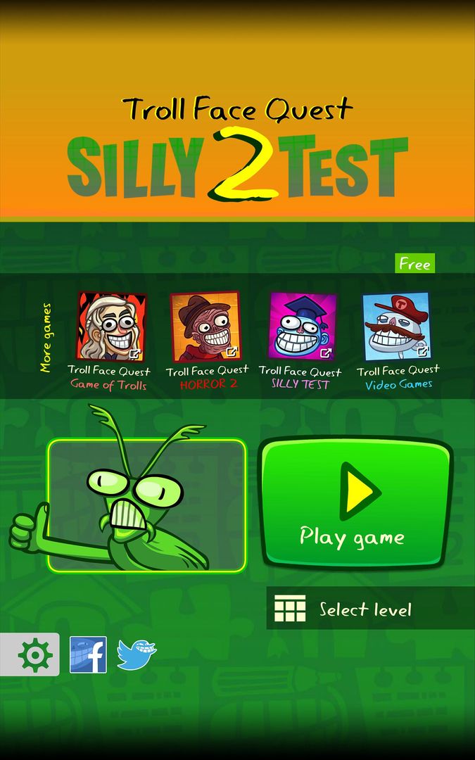 Troll Face Quest: Silly Test 2 screenshot game