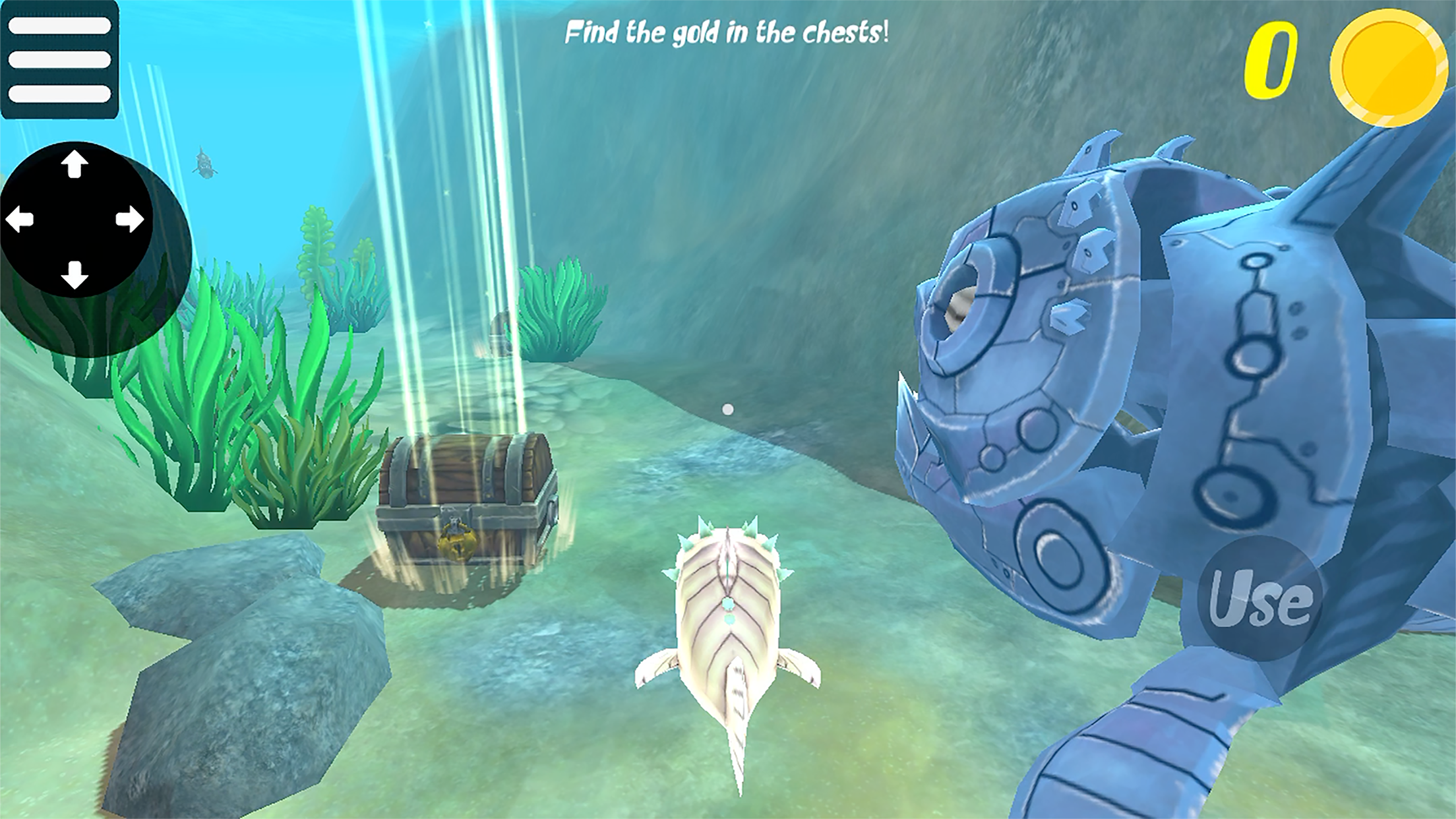 Screenshot 1 of การให้อาหารและการเติบโต - ปลา 3 มิติ 1.0