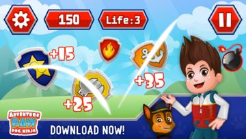 Adventure paw ninja patrol ภาพหน้าจอเกม