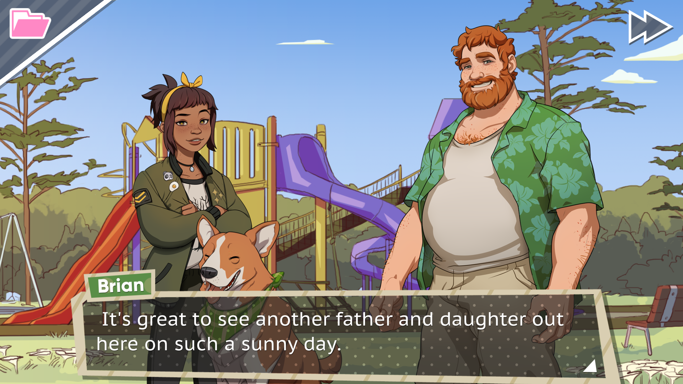 Dream Daddy Game Screenshot