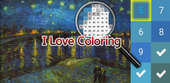Banner of Me encanta colorear: Número para colorear 1.1.0