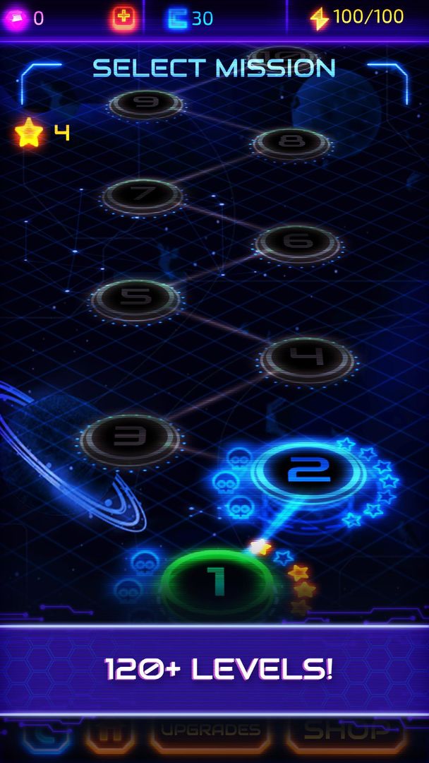 Neonverse: Invaders Shoot'EmUp遊戲截圖