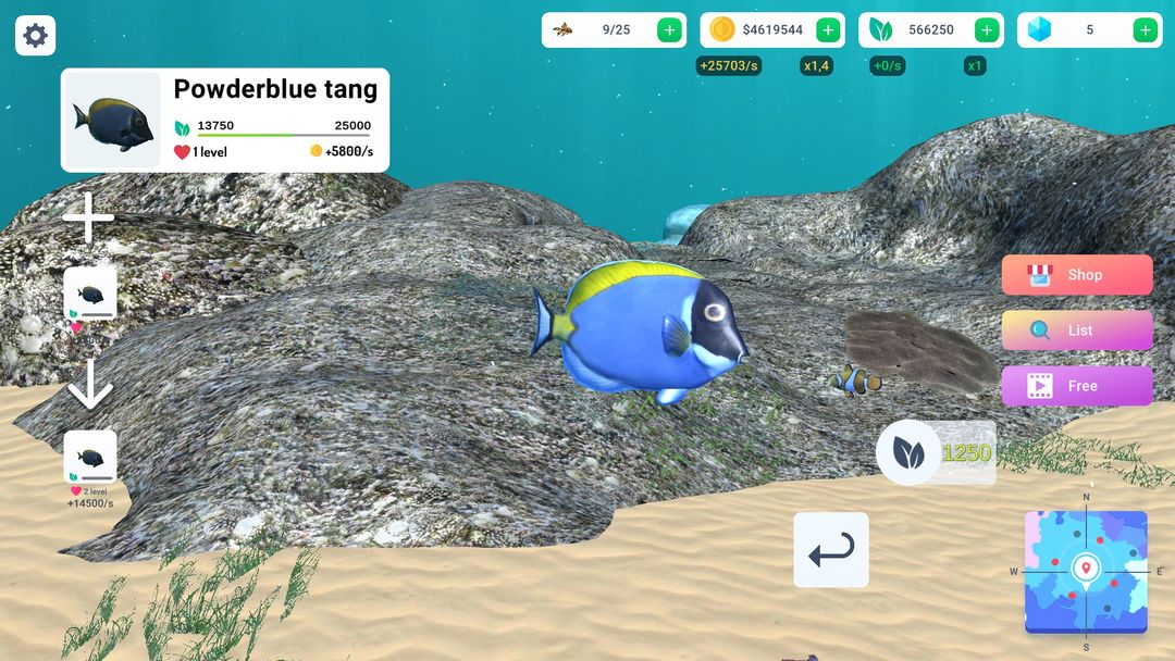 Screenshot of Fish Room - 3D Match Fish Farm