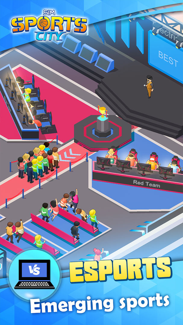 Sim Sports City - Tycoon Game screenshot game