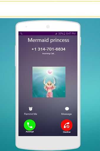 Call From Princess Mermaid Games: Sirens Phone ภาพหน้าจอเกม