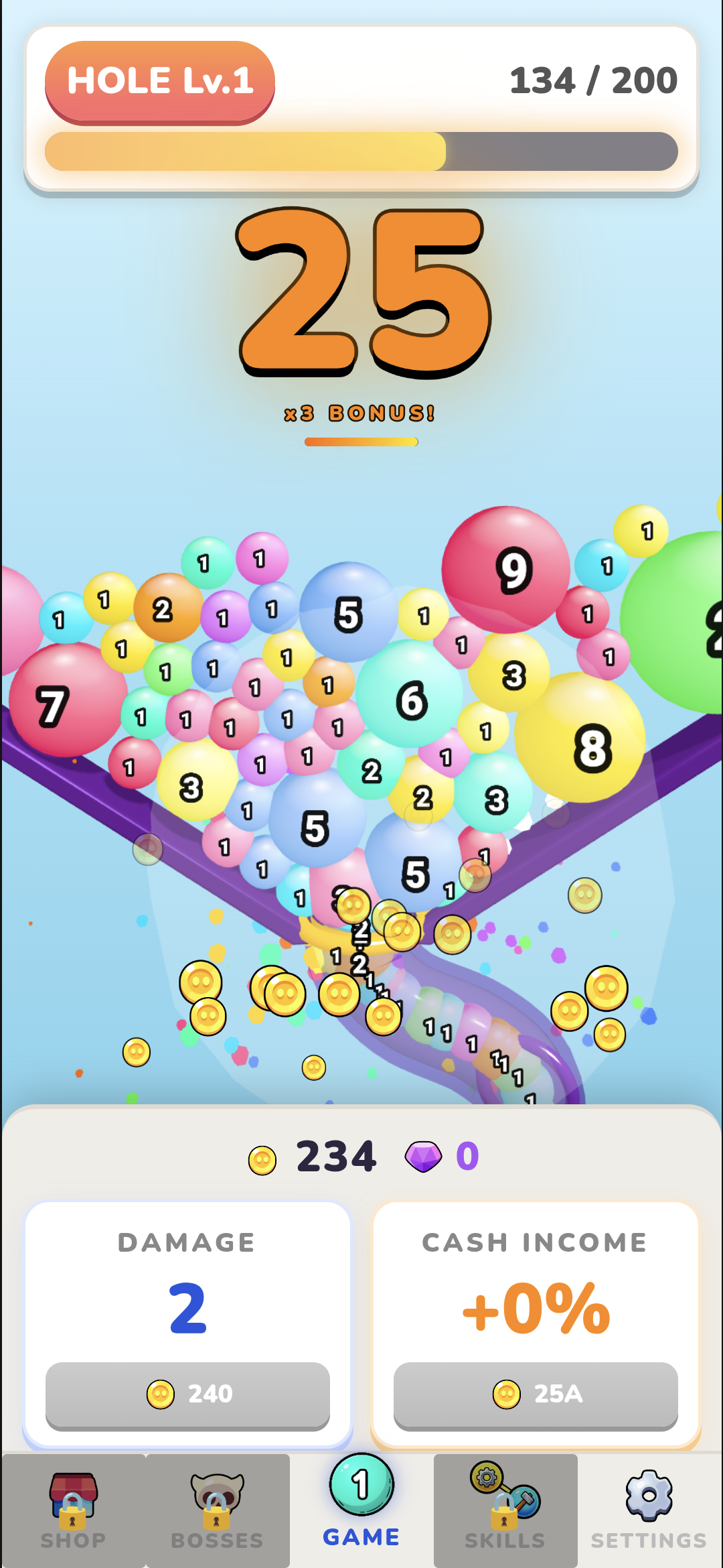 Drain Hole Game Screenshot