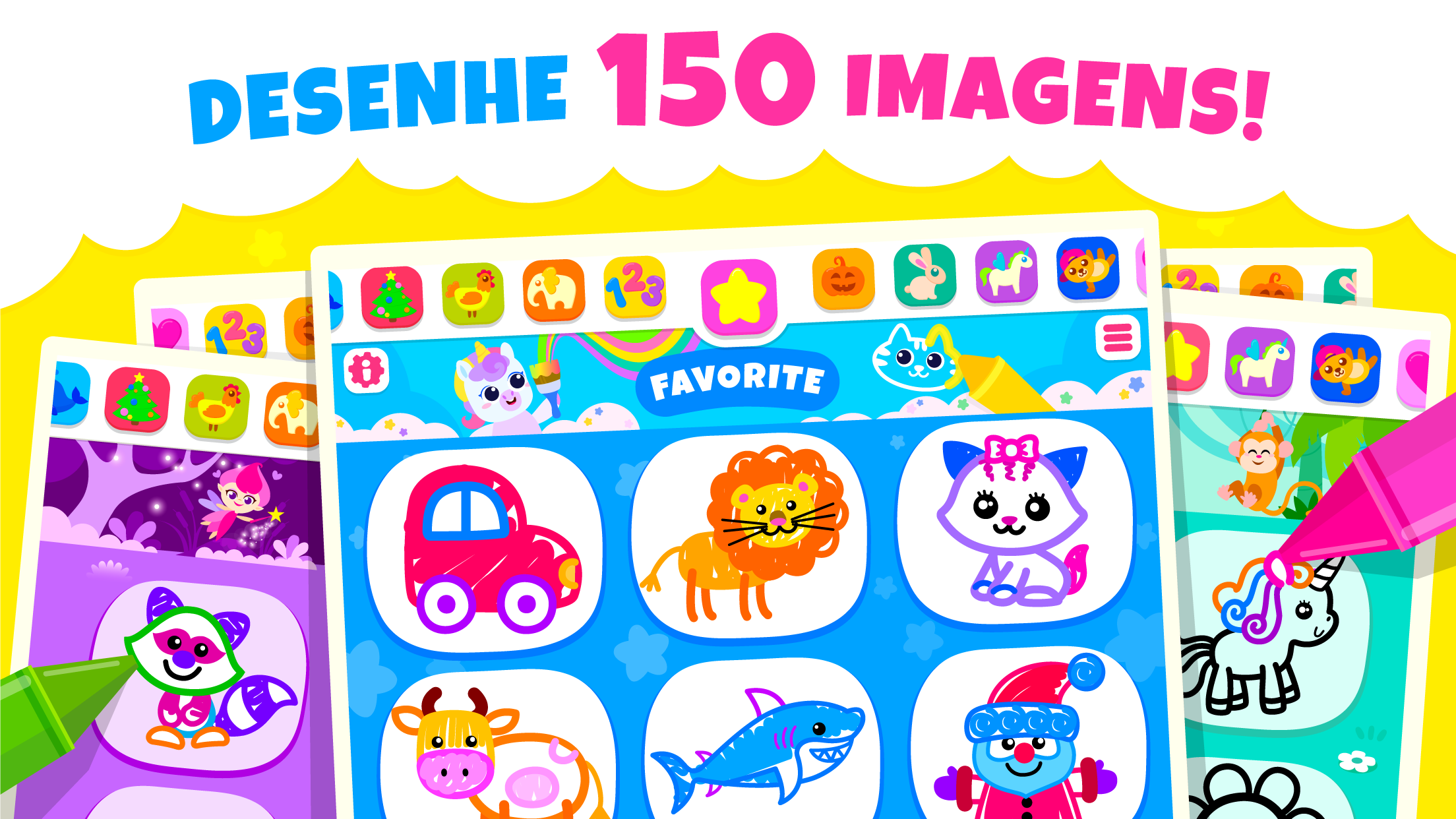 Screenshot 1 of Bini Jogos de colorir e pintar 4.1.8