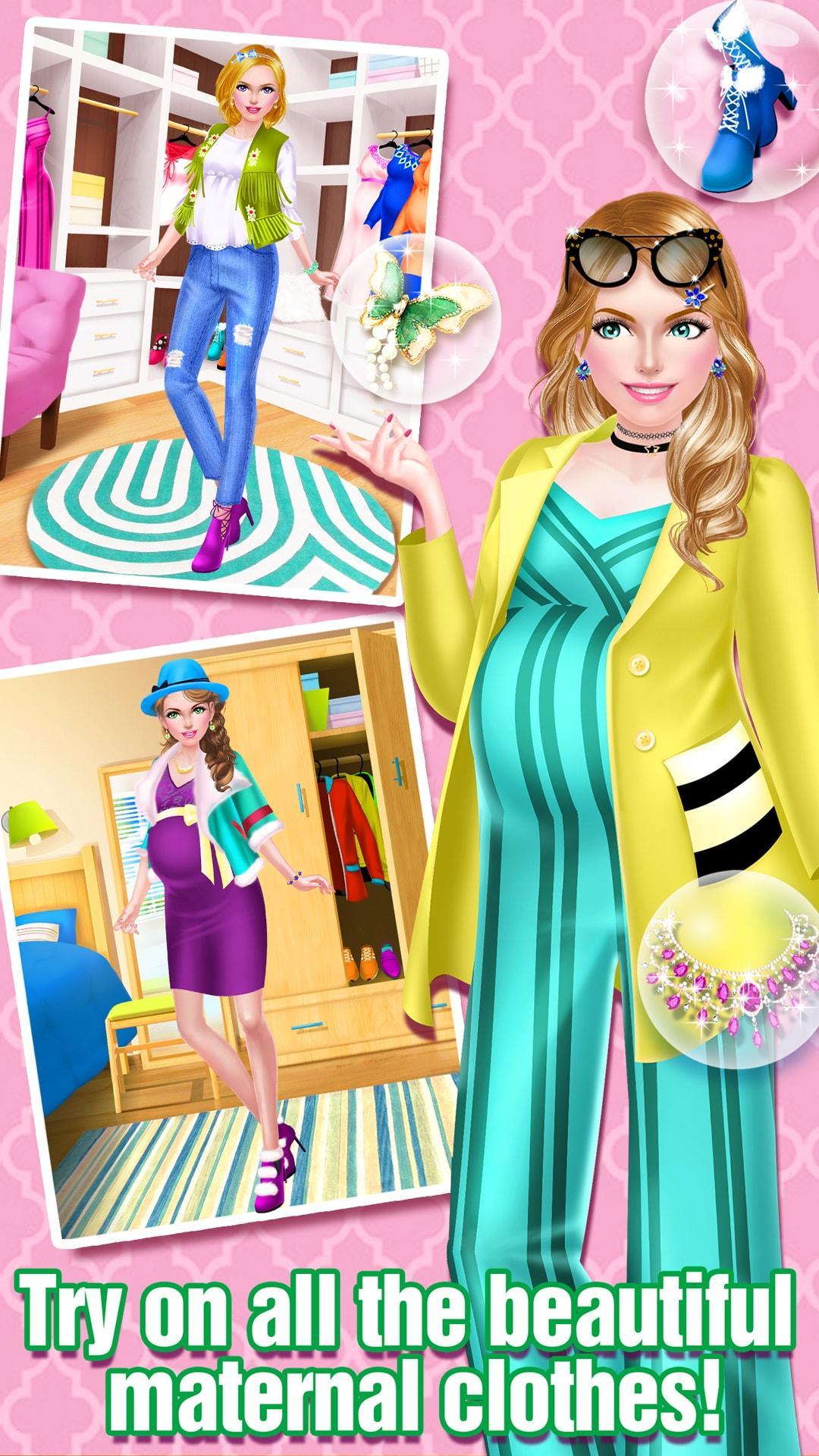 Mom to be! Celebrity Makeover Game Screenshot