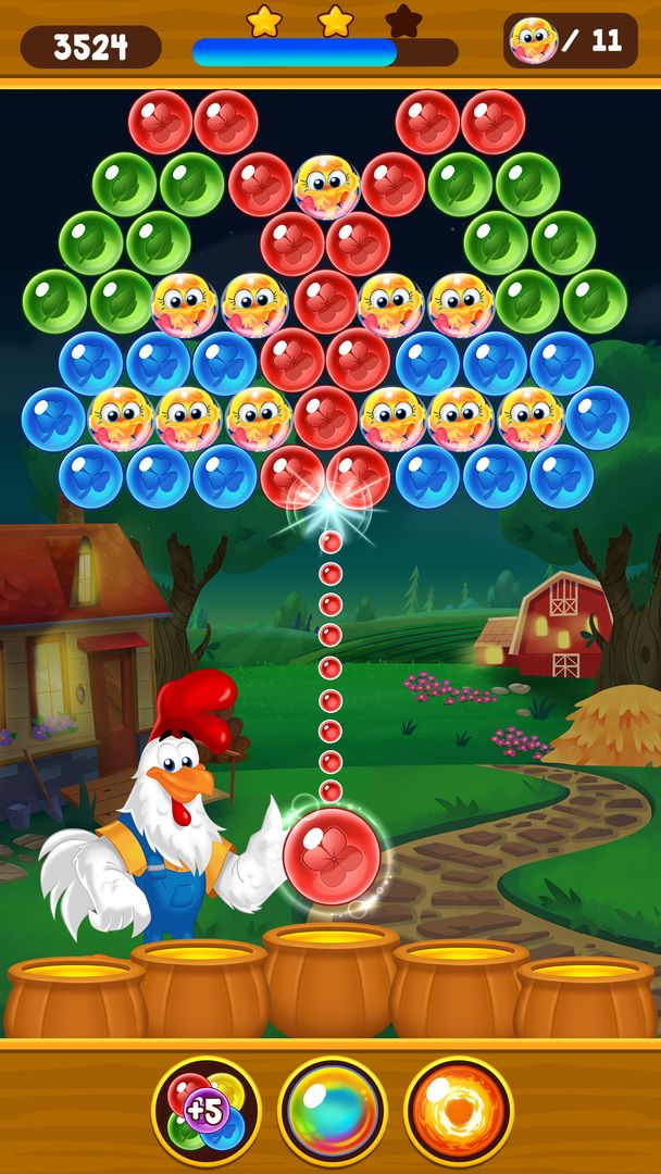 Screenshot of Farm Bubbles - Bubble Shooter