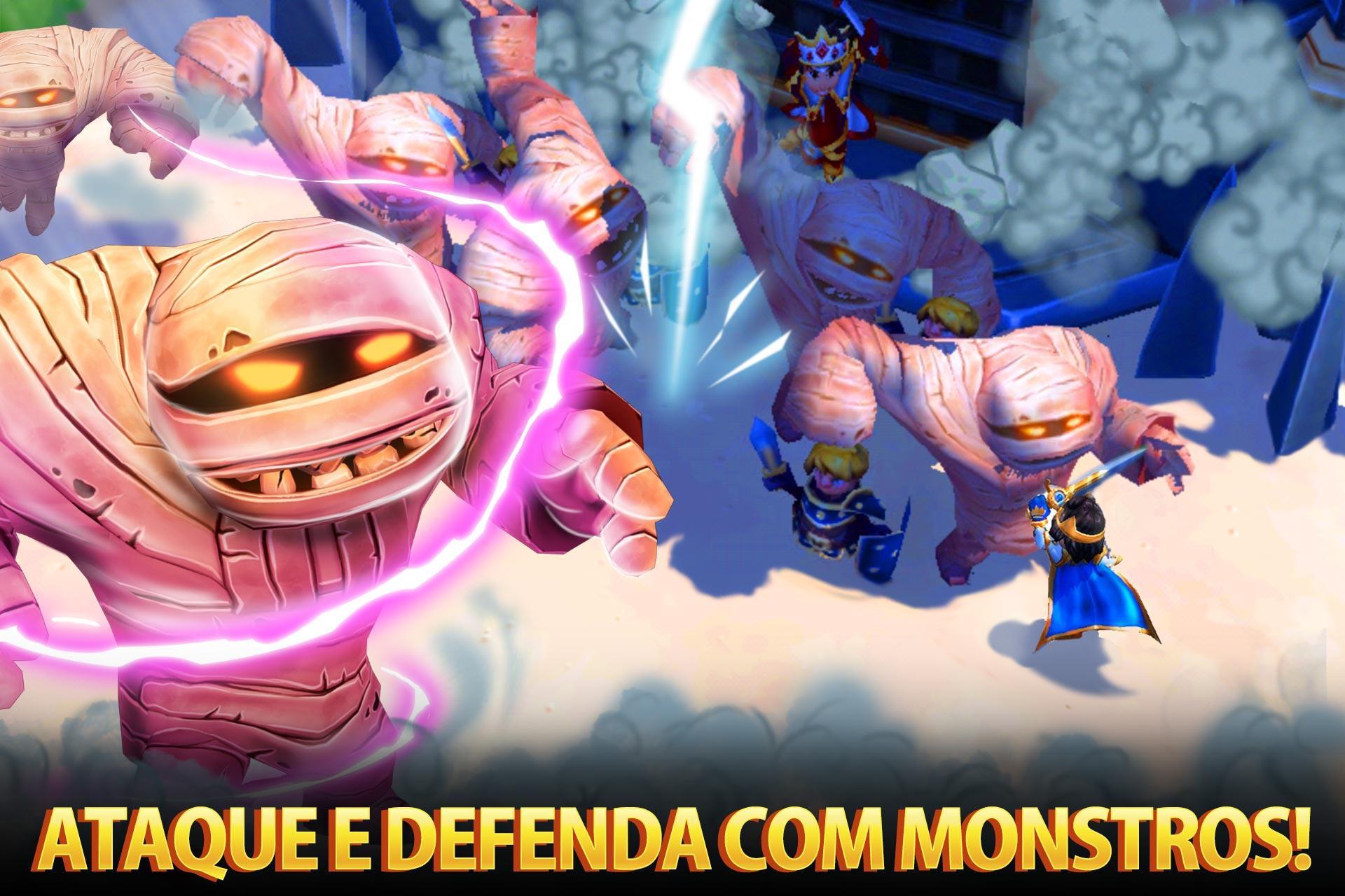 Captura de Tela do Jogo Royal Revolt 2: Tower Defense