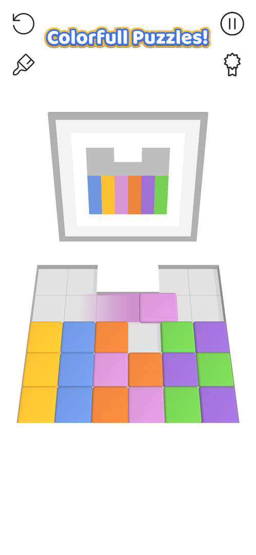 Screenshot of Sort Blocks