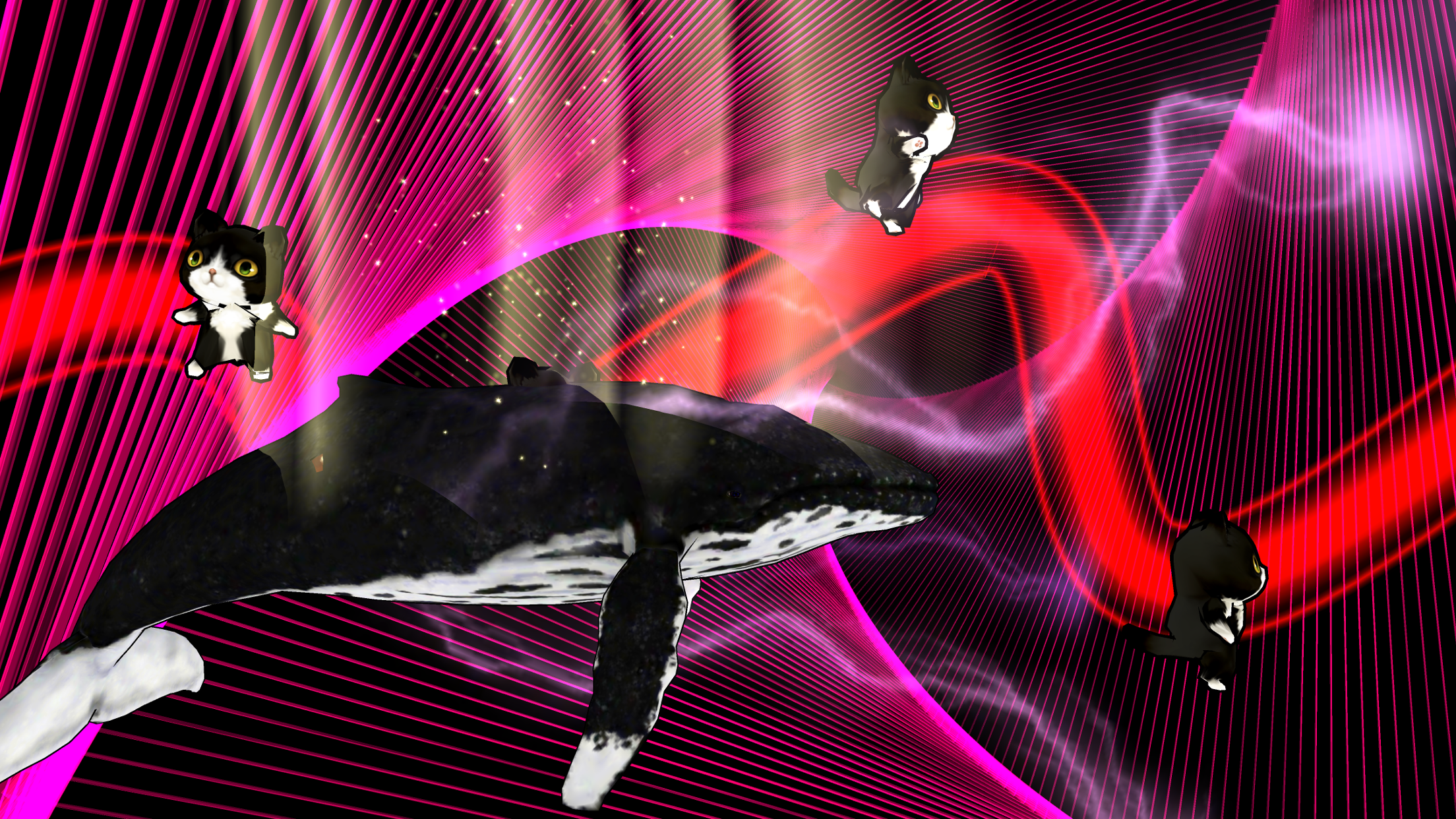 Trippy Kitty - Psychedelic Cat Game Screenshot