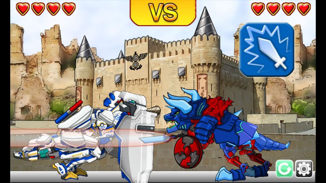 티라노 트리케라2 합체 다이노 로봇- 공룡 조립 게임 screenshot game