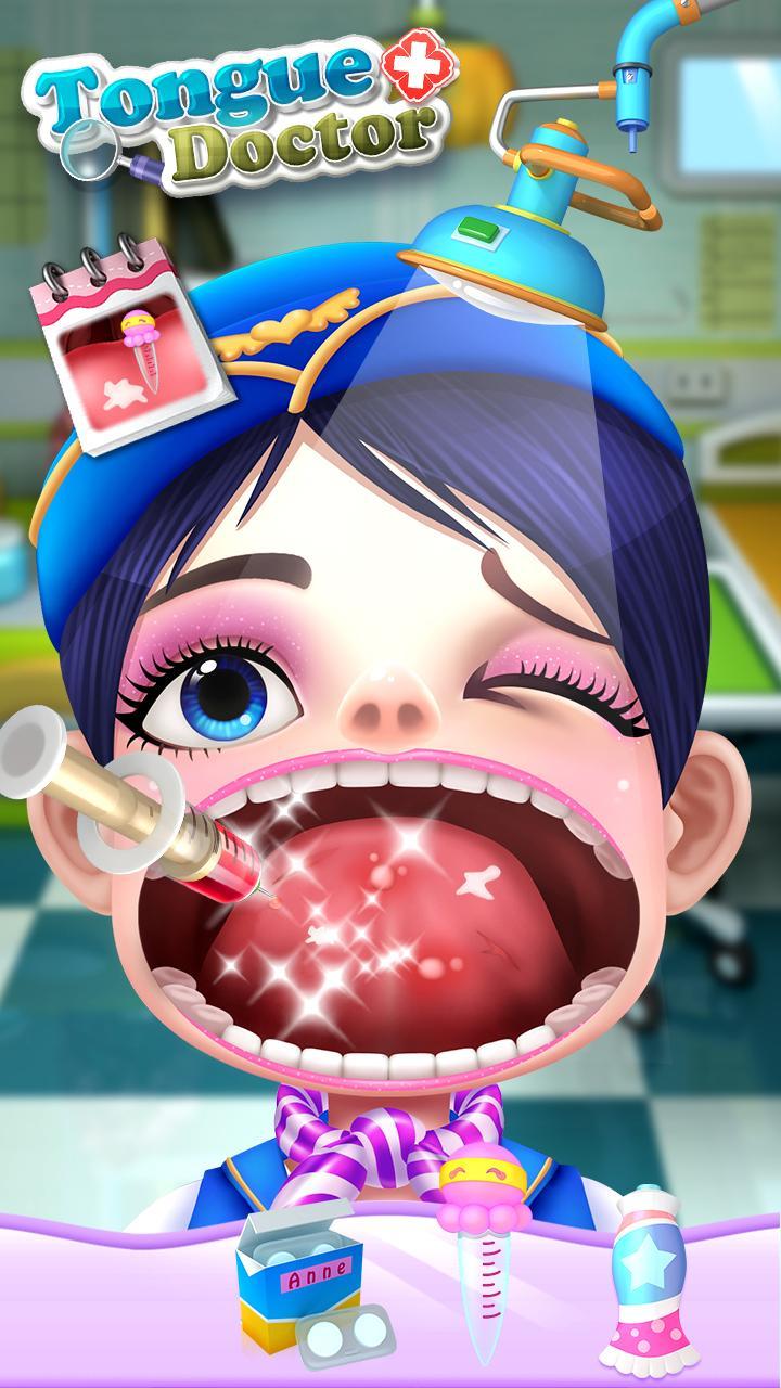 Crazy Tongue Doctor Game Screenshot