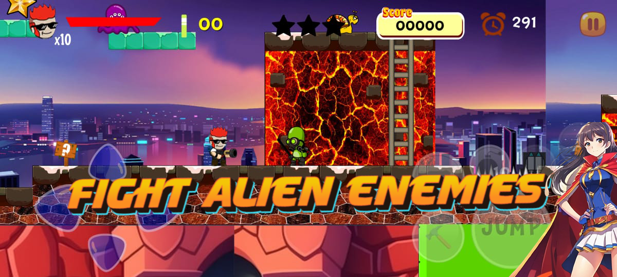 Little Warrior Rush Game Screenshot