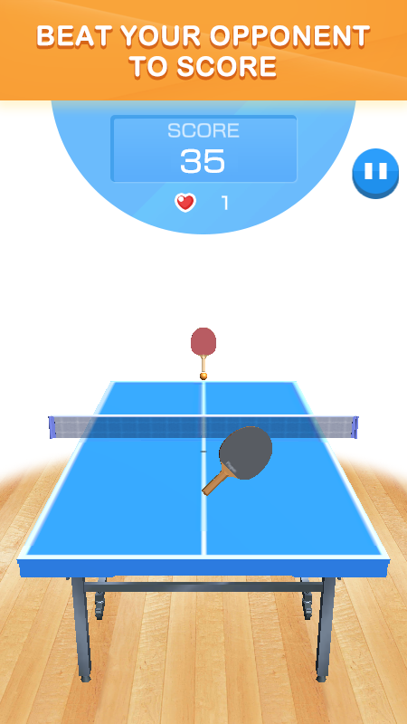 Ping Pong Battle -Table Tennis 게임 스크린샷