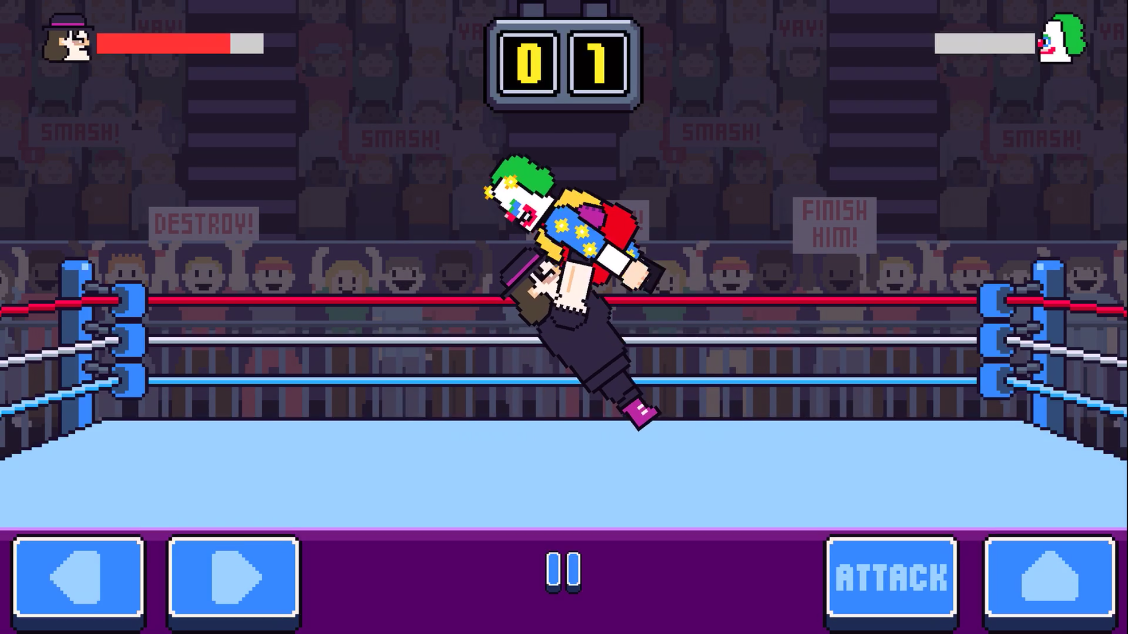 Rowdy Wrestling Game Screenshot