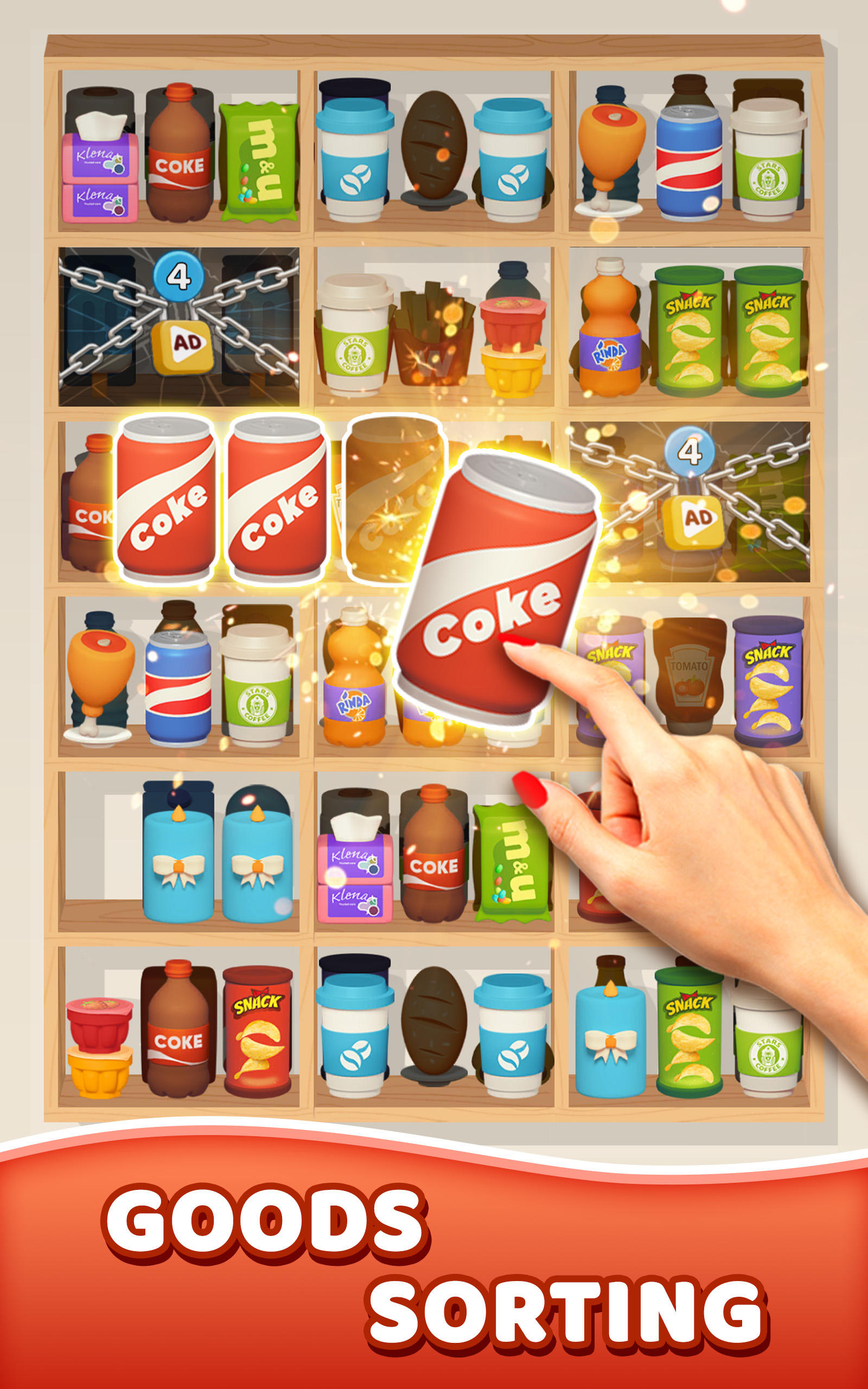 Goods Sorting: Match 3 Puzzle screenshot game