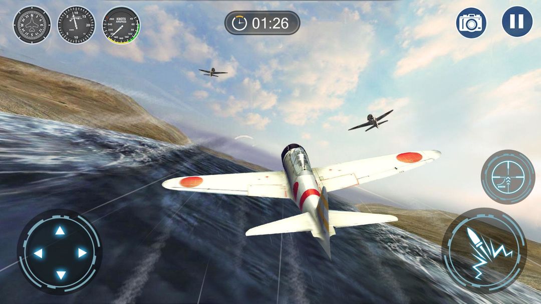 Screenshot of Skyward War - Mobile Thunder Aircraft Battle Games