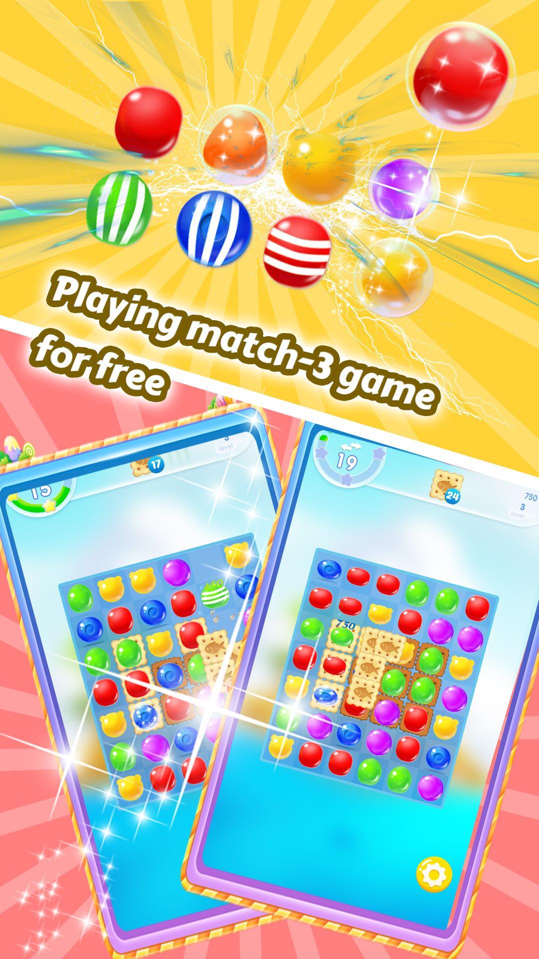 Sweet Candy - Cool Game Match 3 Game Screenshot