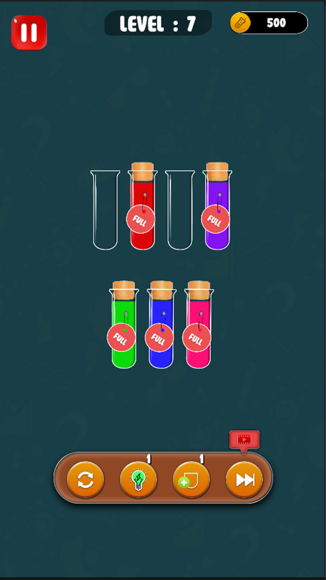 Color Bottle: WaterSort Game Game Screenshot