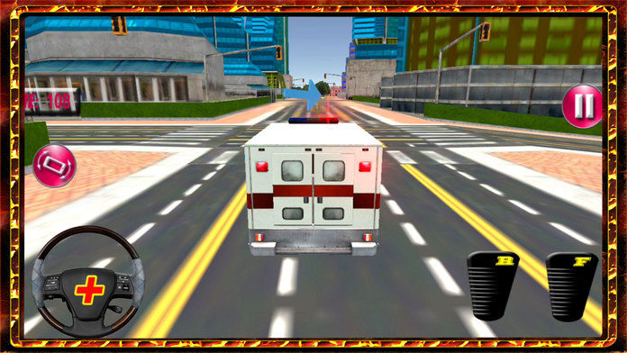Ambulance Rescue Car : City Traffic Drive - Pro ภาพหน้าจอเกม
