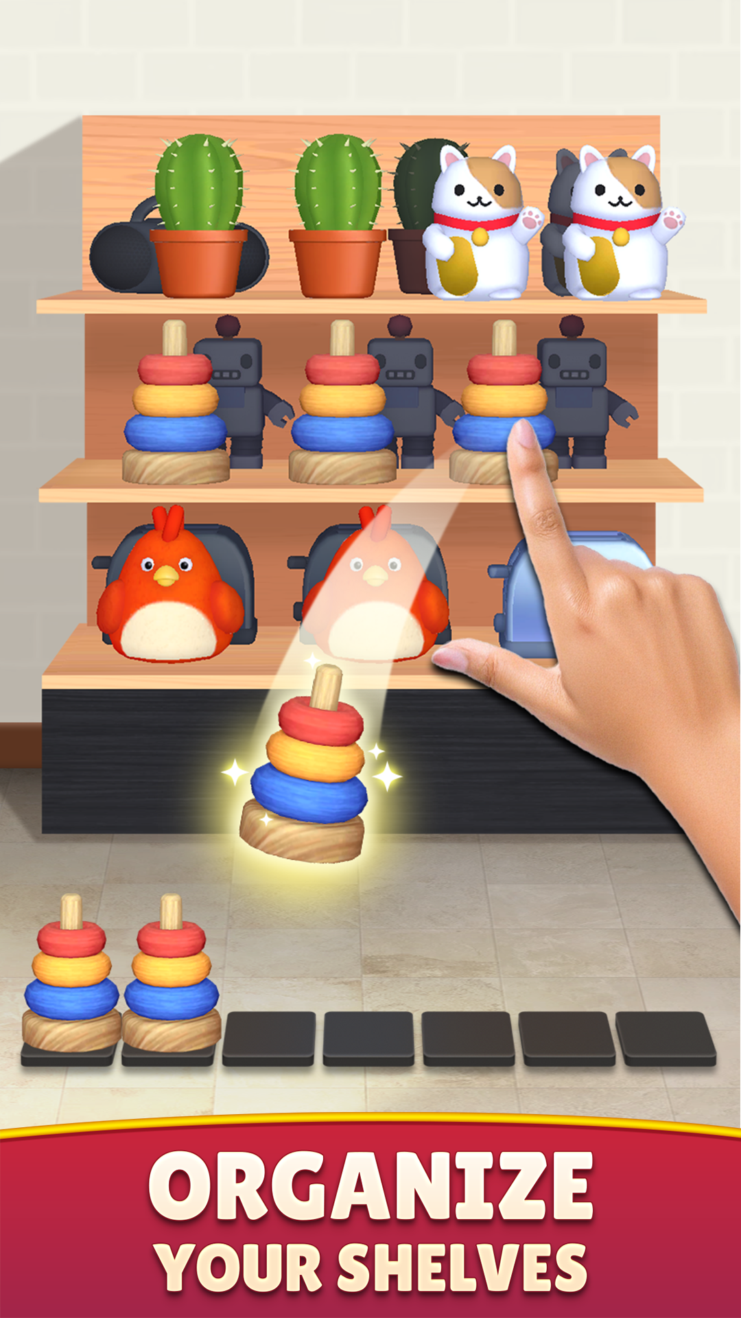 Captura de Tela do Jogo Zen Sort: Match Puzzle