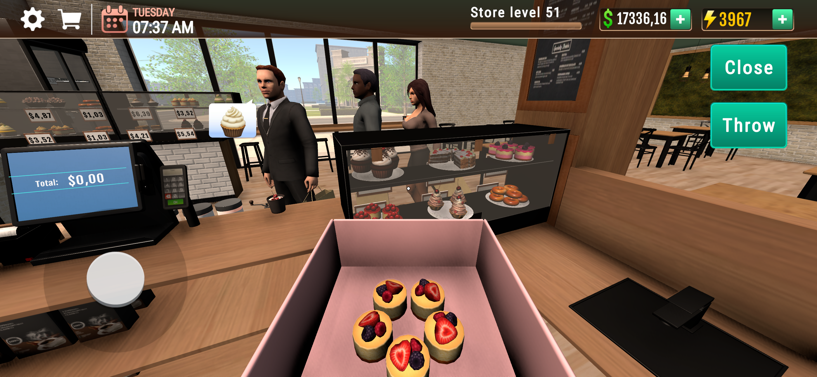 Coffee Shop Simulator 3D Cafe 게임 스크린샷