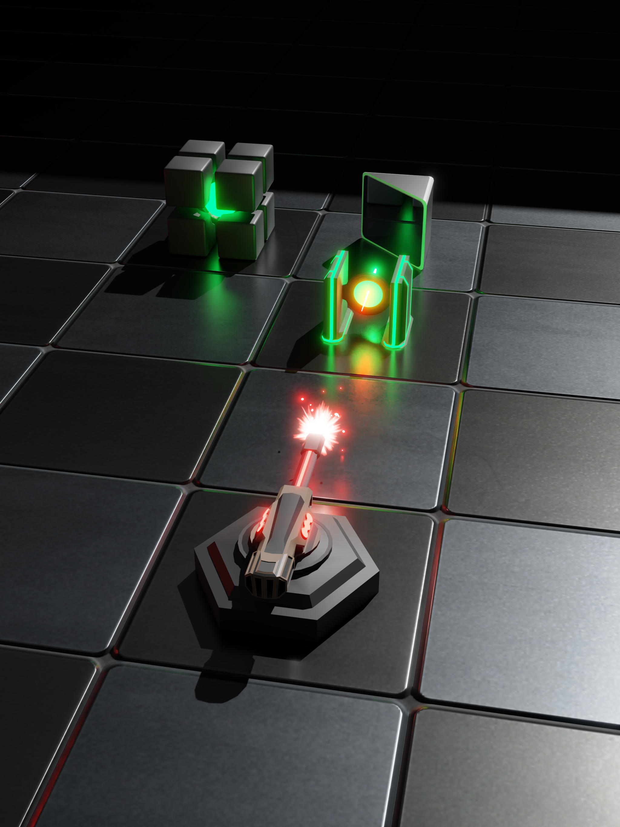 Screenshot of Laser Puzzle