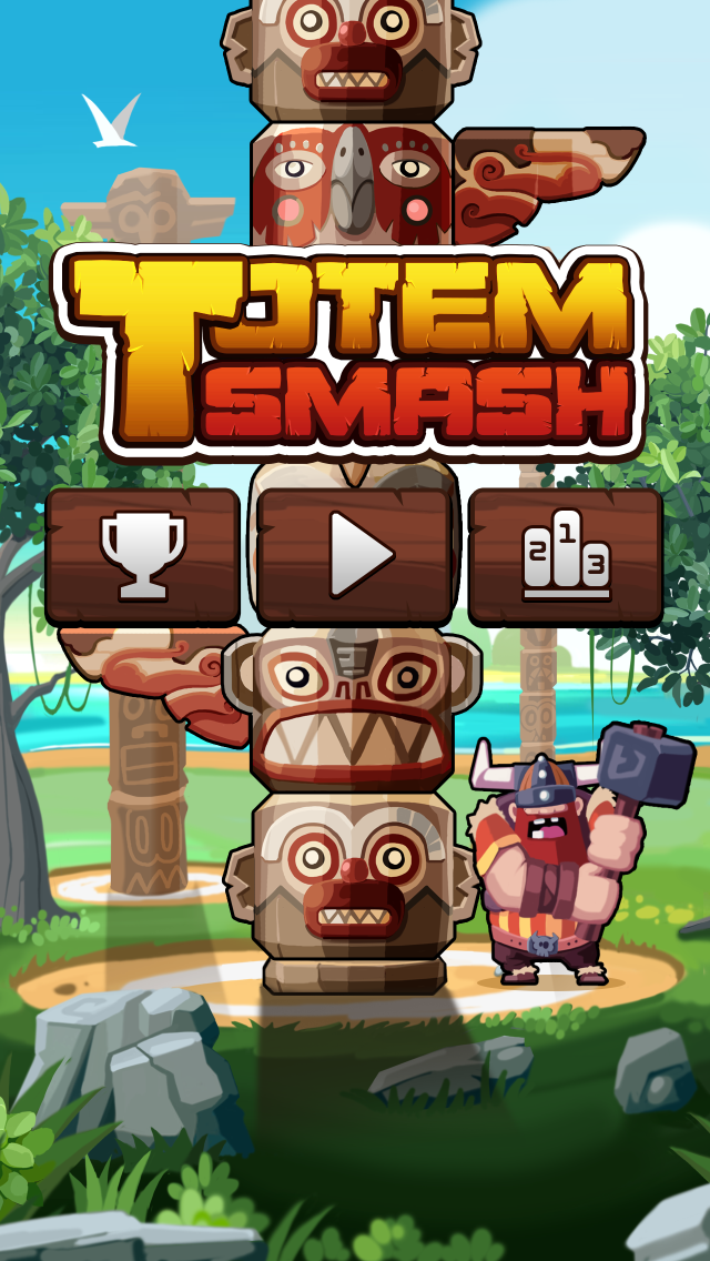 Totem Smash Game Screenshot