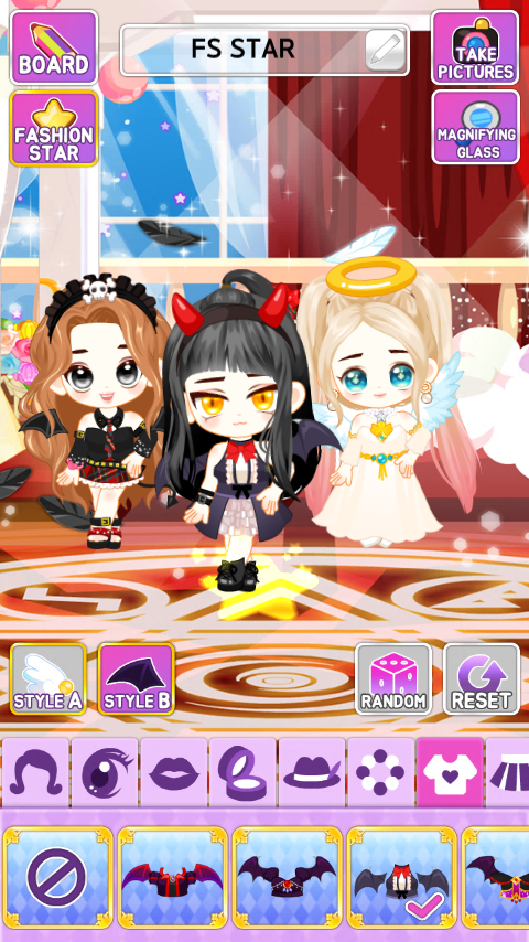 My Fashion Star : Angel & Devil style Game Screenshot