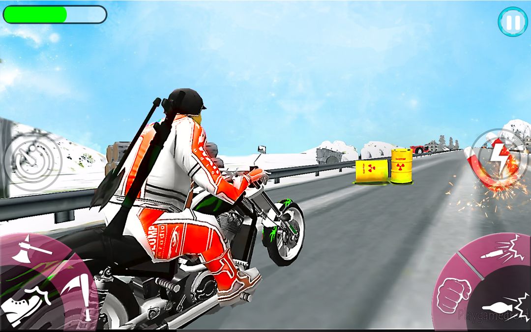 New Bike Attack Race - Bike Tricky Stunt Riding screenshot game