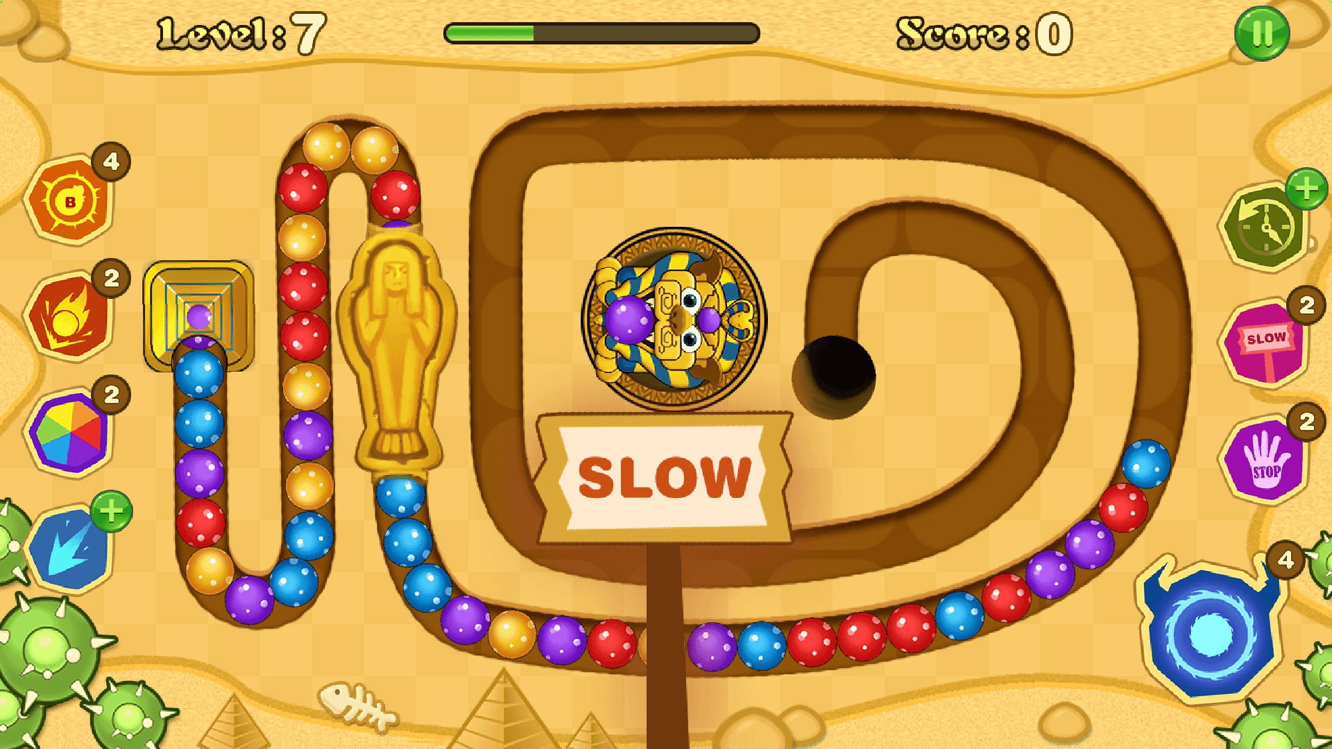 Jungle Marble Blast ภาพหน้าจอเกม