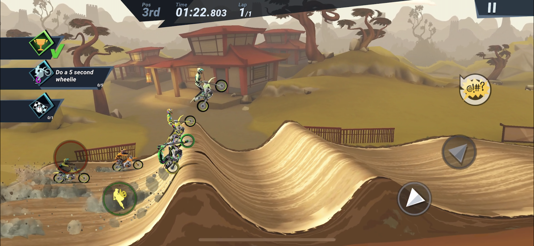 Скриншот игры Mad Skills Motocross 3