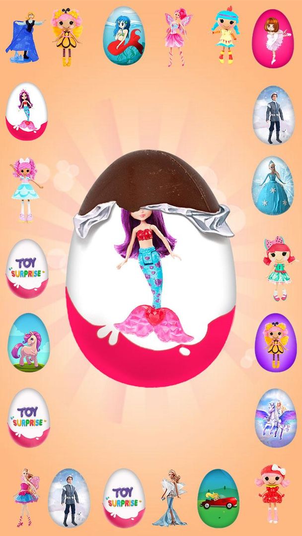 Screenshot of Surprise Eggs Girls