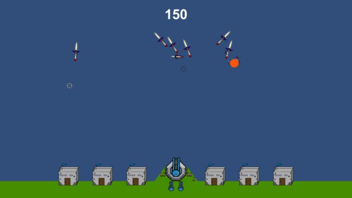 Captura de Tela do Jogo Missile Invaders