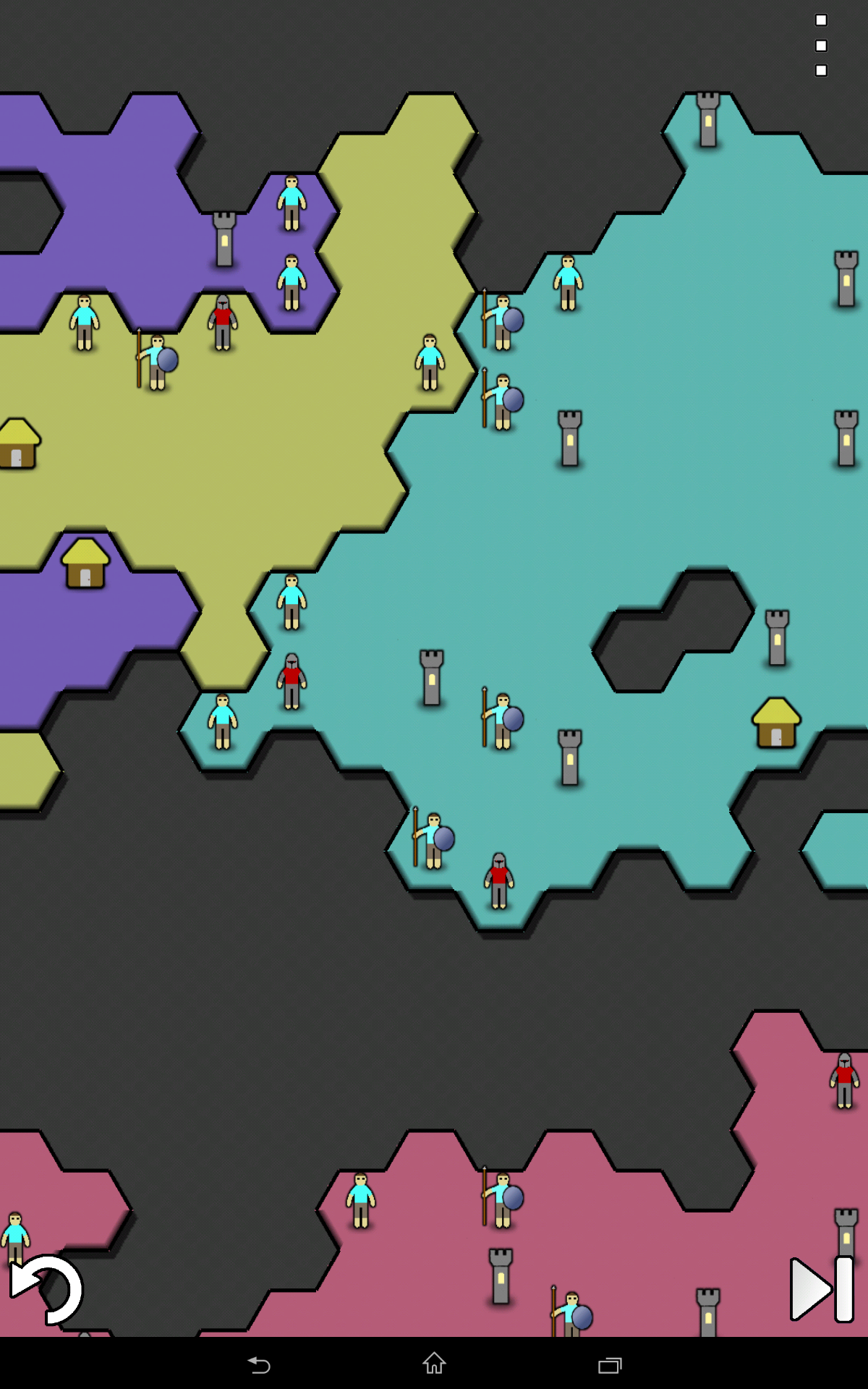 Antiyoy Classic Game Screenshot