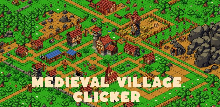 Jogo ocioso de clicker de vila automática versão móvel andróide